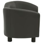 Dog Sofa Dark Gray - Faux Leather