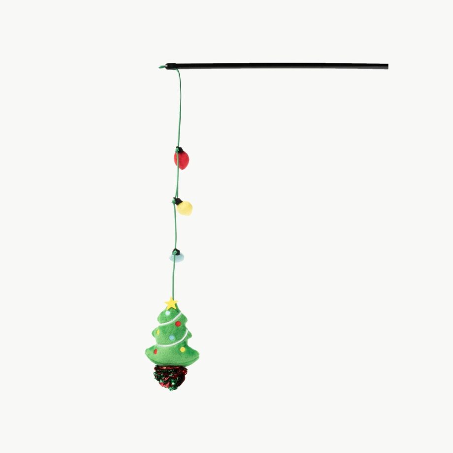 Christmas Tree Stick Cat Toy