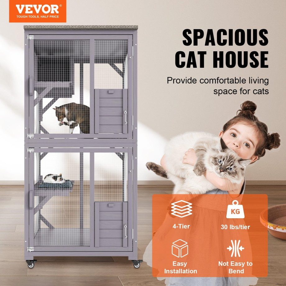 VEVOR Outdoor Cat House